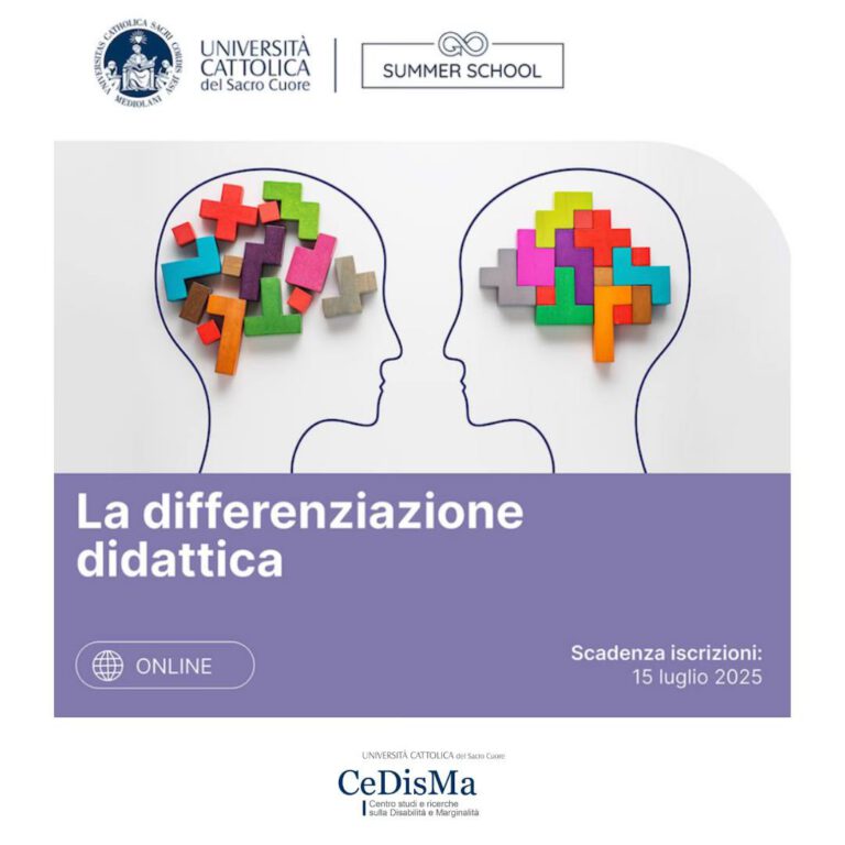 SUMMER SCHOOL: La Differenziazione Didattica